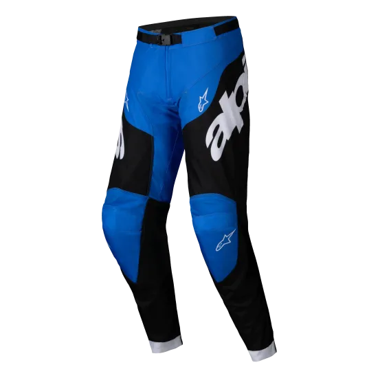 Мотокрос брич ALPINESTARS RACER VEIL BLUE/BLACK - леки и дишащи с ергономична конструкция