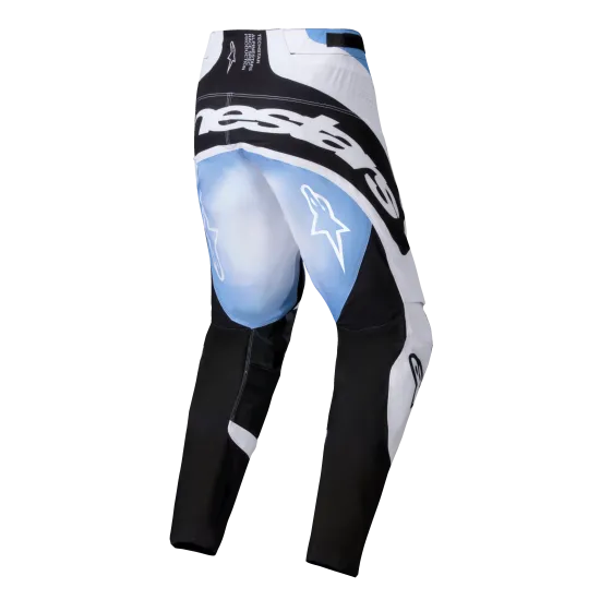 Мотокрос брич ALPINESTARS TECHSTAR MELT BLACK/BLUE - издръжливи и удобни с оптимално прилягане