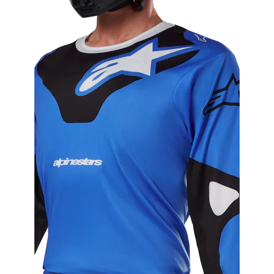 Мотокрос джърси Alpinestars Racer VEIL BLUE/BLACK - комфорт и издръжливост