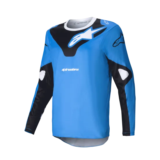 Мотокрос джърси Alpinestars Racer VEIL BLUE/BLACK - комфорт и издръжливост