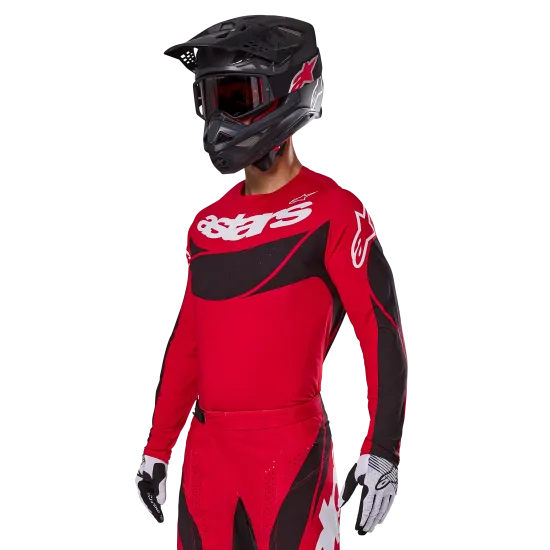 Мотокрос джърси Alpinestars TECHSTAR DREEM RED/BLACK - производителност и издръжливост