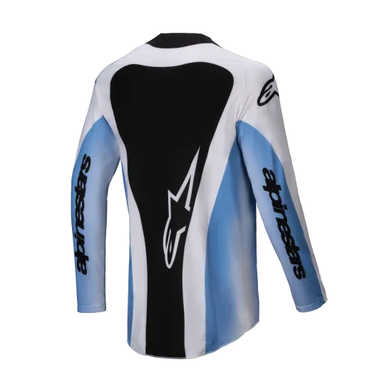 Мотокрос джърси Alpinestars TECHSTAR MELT BLACK/BLUE - производителност и издръжливост