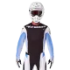 Мотокрос джърси Alpinestars TECHSTAR MELT BLACK/BLUE - производителност и издръжливост