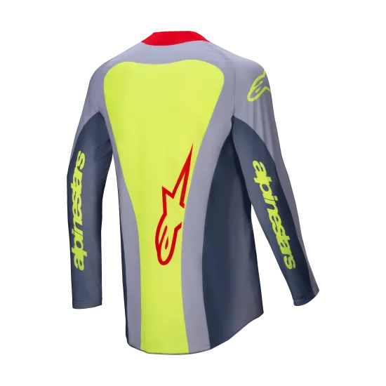 Мотокрос джърси Alpinestars TECHSTAR MELT RED/GRAY - производителност и издръжливост