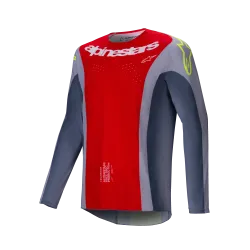 Мотокрос джърси Alpinestars TECHSTAR MELT RED/GRAY