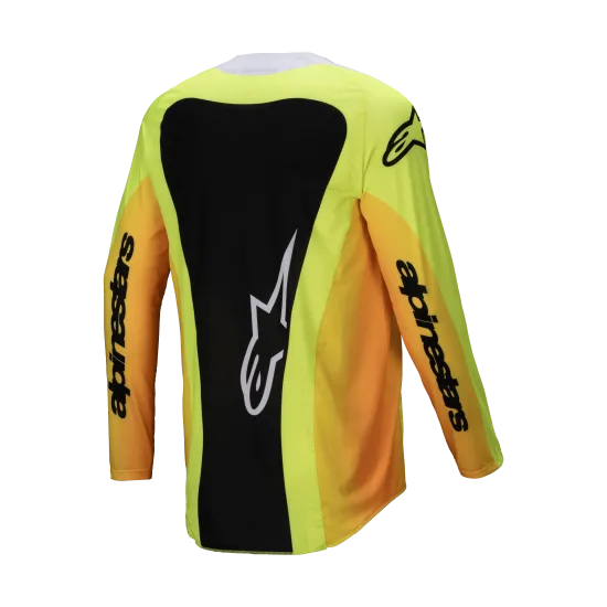 Мотокрос джърси Alpinestars TECHSTAR MELT ORANGE/BLUE - производителност и издръжливост