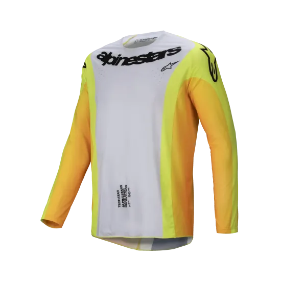 Мотокрос джърси Alpinestars TECHSTAR MELT ORANGE/BLUE - производителност и издръжливост