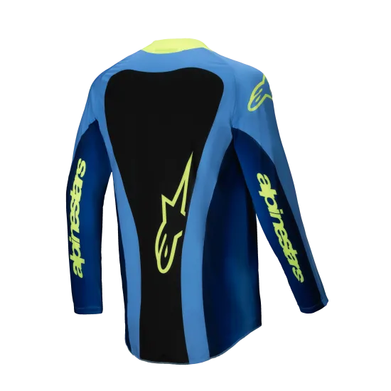 Мотокрос джърси Alpinestars TECHSTAR MELT YELLOW/BLUE - производителност и издръжливост
