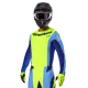 Мотокрос джърси Alpinestars TECHSTAR MELT YELLOW/BLUE - производителност и издръжливост