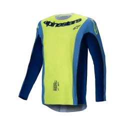 Мотокрос джърси Alpinestars TECHSTAR MELT YELLOW/BLUE