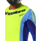 Мотокрос джърси Alpinestars TECHSTAR MELT YELLOW/BLUE - производителност и издръжливост