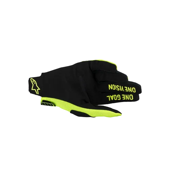 ALPINESTARS MX RADAR PRO YL FLUO мотокрос ръкавици, професионални, ергономични, издръжливи, жълт флуоресцентен цвят