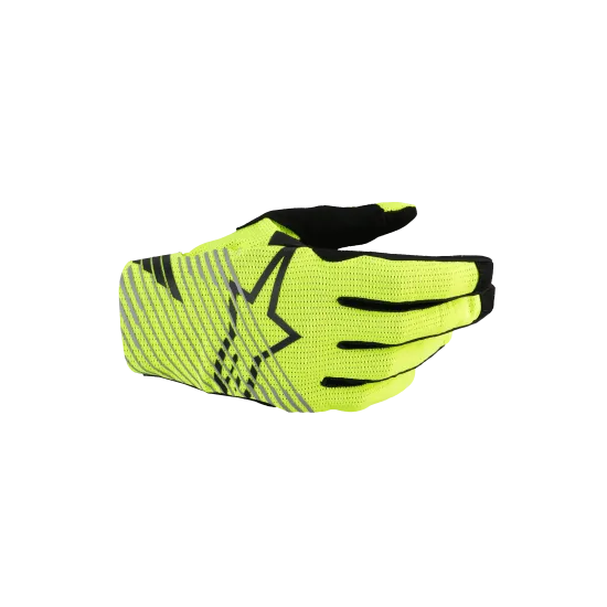 ALPINESTARS MX RADAR PRO YL FLUO мотокрос ръкавици, професионални, ергономични, издръжливи, жълт флуоресцентен цвят