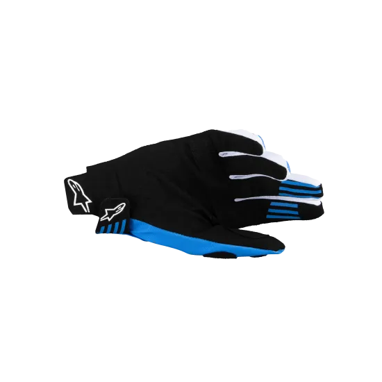 Мотокрос ръкавици ALPINESTARS MX TECHSTAR BK/BL - професионални ръкавици за състезания
