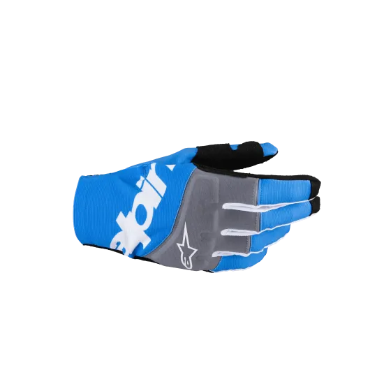 Мотокрос ръкавици ALPINESTARS MX TECHSTAR BK/BL - професионални ръкавици за състезания