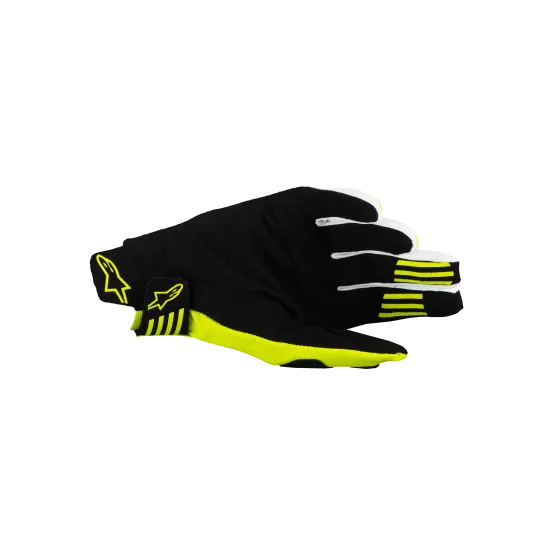 Мотокрос ръкавици ALPINESTARS MX TECHSTAR BK/YW - професионални ръкавици за състезания