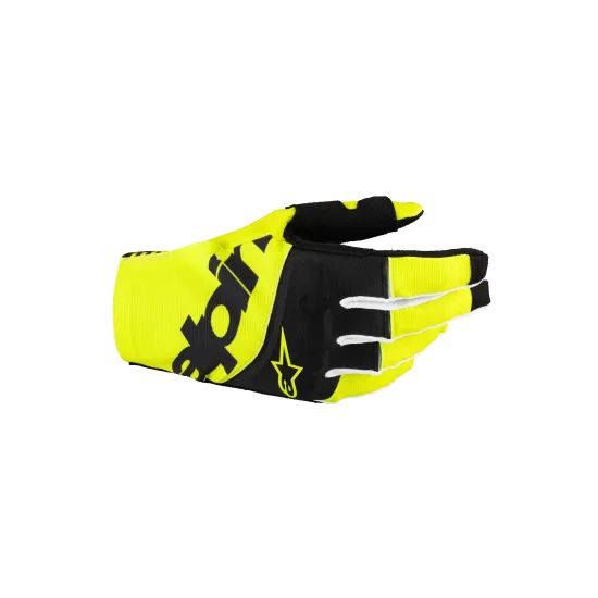 Мотокрос ръкавици ALPINESTARS MX TECHSTAR BK/YW - професионални ръкавици за състезания