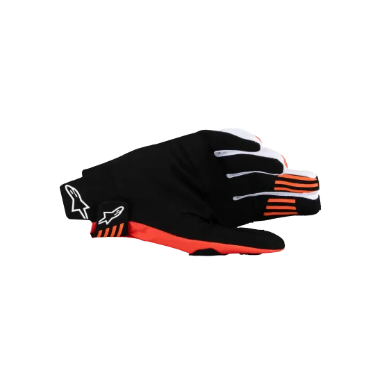 ALPINESTARS MX TECHSTAR BLK/ORG мотокрос ръкавици, професионални, ергономични, черно-оранжеви