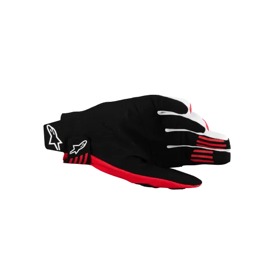 ALPINESTARS MX TECHSTAR BLK/RD мотокрос ръкавици, професионални, черно-червени