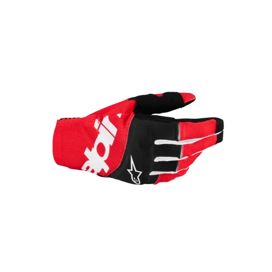 ALPINESTARS MX TECHSTAR BLK/RD мотокрос ръкавици, професионални, черно-червени