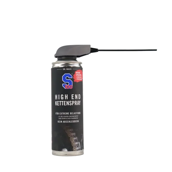 S100 High End Chain Lube 300 мл високоефективна PTFE смазка за мотоциклетна верига