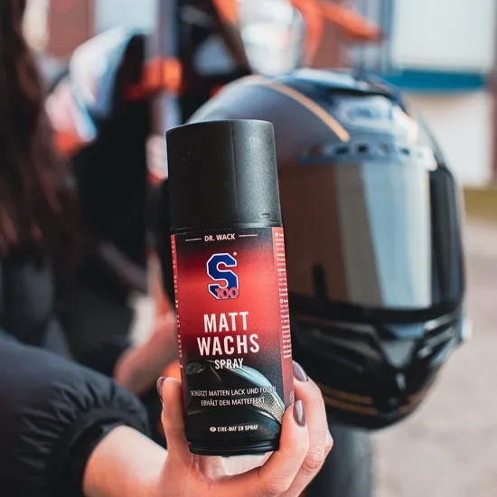 S100 Matt Wax Spray 250 мл защитна вакса за матова боя и фолио на мотоциклет