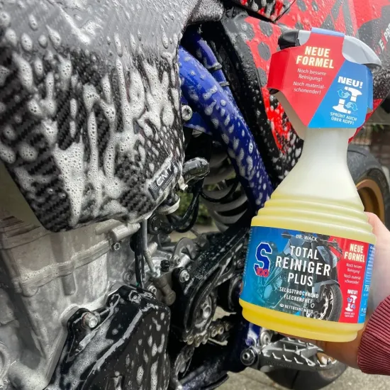 S100 Moto Wash 750 мл гел препарат за цялостно измиване и почистване на мотоциклет