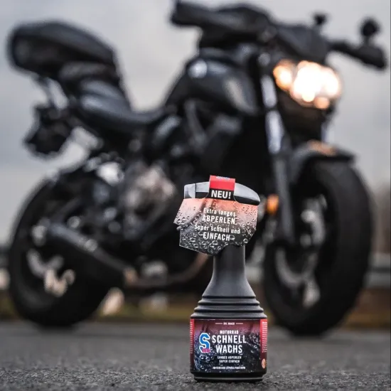 S100 Motorcycle Speed Wax 500 мл бърза хидрофобна вакса за боя и пластмасови части на мотоциклет