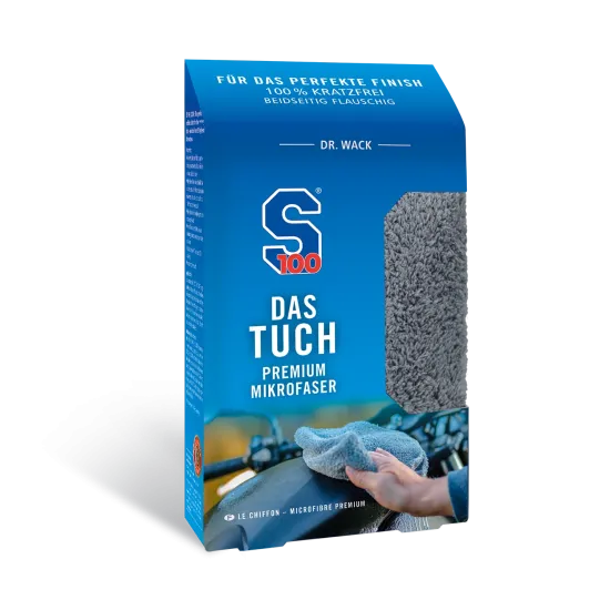 S100 THE CLOTH Premium Microfibre премиум микрофибърна кърпа за почистване и подсушаване на мотоциклет