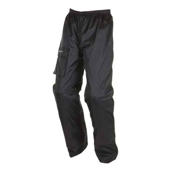 Дъждобран долнище MODEKA AX-DRY Black - Водоустойчив и ветроустойчив