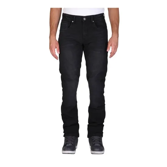 Мото дънки Modeka Glenn II Black – подсилени с DuPont™ KEVLAR® и сертифицирани протектори