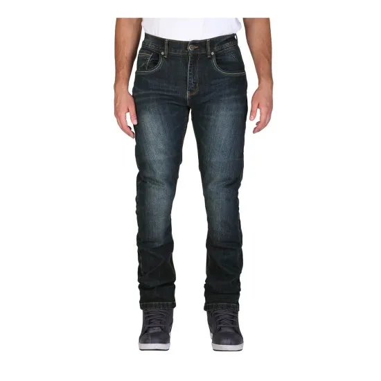 Мото дънки Modeka Glenn II Stone Wash Blue - Стил и защита