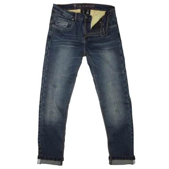Мото дънки Modeka Glenn Slim Stone Blue - Мото дънки от марка Modeka