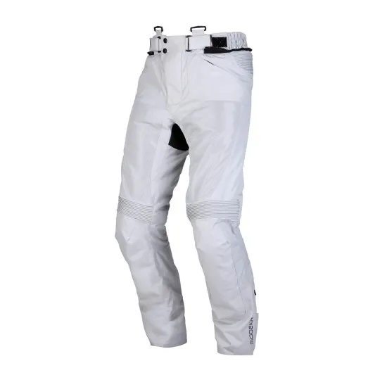 Modeka Veo Air Light Grey - Летен панталон с висока защита и вентилация Летен панталон Modeka Veo Air Light Grey с мрежести вложки и протектори