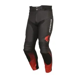 Кожени мото панталони Modeka Yron Black/Red