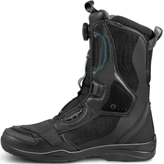SHIMA STRATO WP BLACK – водоустойчиви мото ботуши с ATOP затваряне и TPU глезенна защита