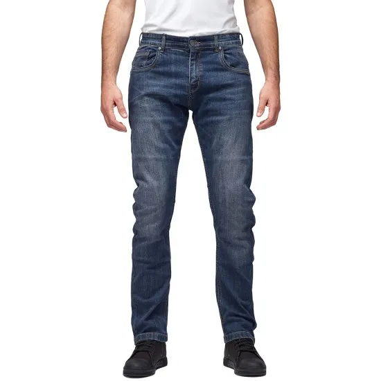 Мото дънки Modeka Jaydn Soft Wash Blue с KEVLAR защита и протектори