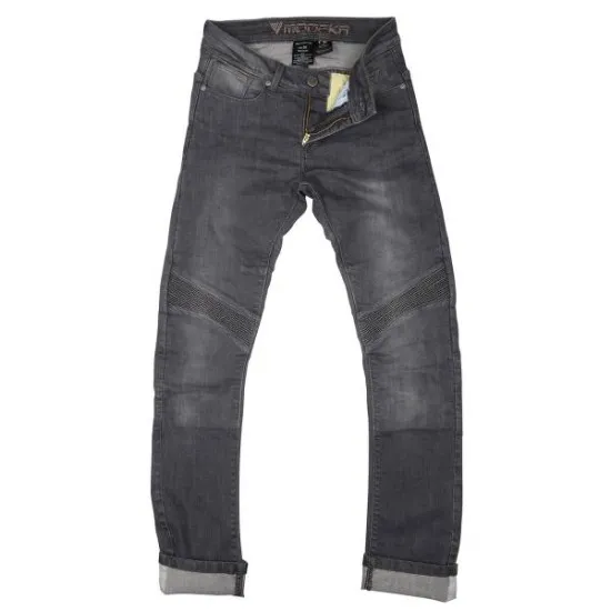 Дамски мото дънки Sorelle Lady Stone Wash Grey с KEVLAR и протектори
