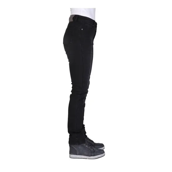 Дамски мото дънки Modeka Tаbera Soft Wash Black с KEVLAR и SAS-TEC протектори