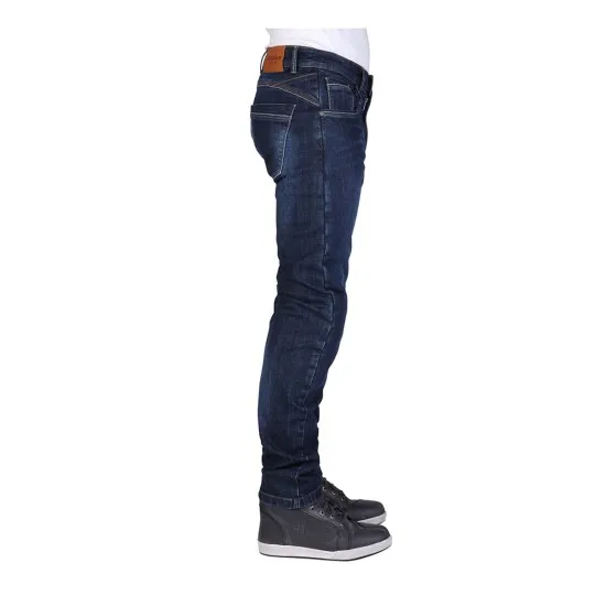 Modeka Glenn II Stone Wash Blue – къси мото дънки с KEVLAR и протектори
