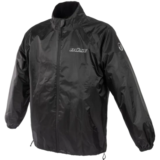 Дъждобран BÜSE Spray Rain Jacket Black за мотор