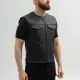 Мото елек BROGER Blade LV от естествена биволска кожа