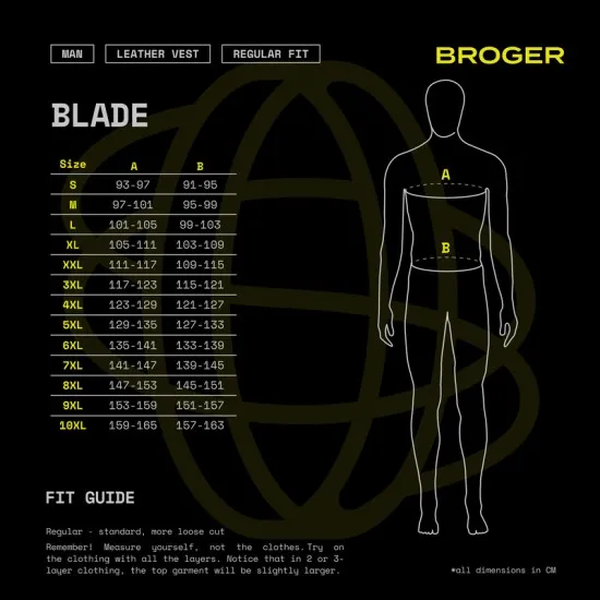 Мото елек BROGER Blade LV от естествена биволска кожа