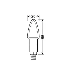 LED мигачи ATOM BLACK – 90101