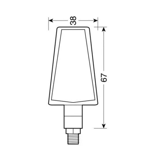 LED мигачи DUKE BLACK – 90076 - Мото светлини от марка Lampa