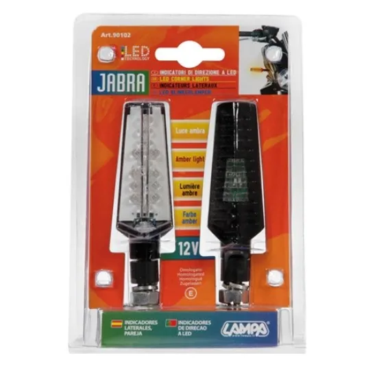 LED мигачи JABRA BLACK – 90102 - Мото светлини от марка Lampa