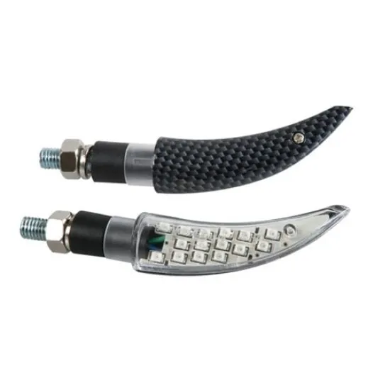 LED мигачи KATANA CARBON – 90075 - Мото светлини от марка Lampa
