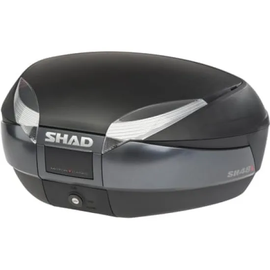 Мото куфар SHAD SH48 GREY - Куфари за мотор от марка SHAD