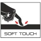 Зелен камуфлажен протектор за мотоциклетен резервоар с SOFT TOUCH технология, показан върху черен резервоар
