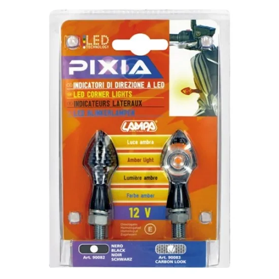 LED мигачи PIXIA CARBON  - 90083 - Мото светлини от марка Lampa